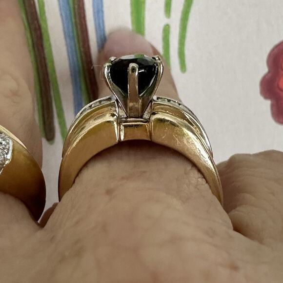 14k Tourmaline And Diamond Ring W/Appraisal - Picture 12 of 16